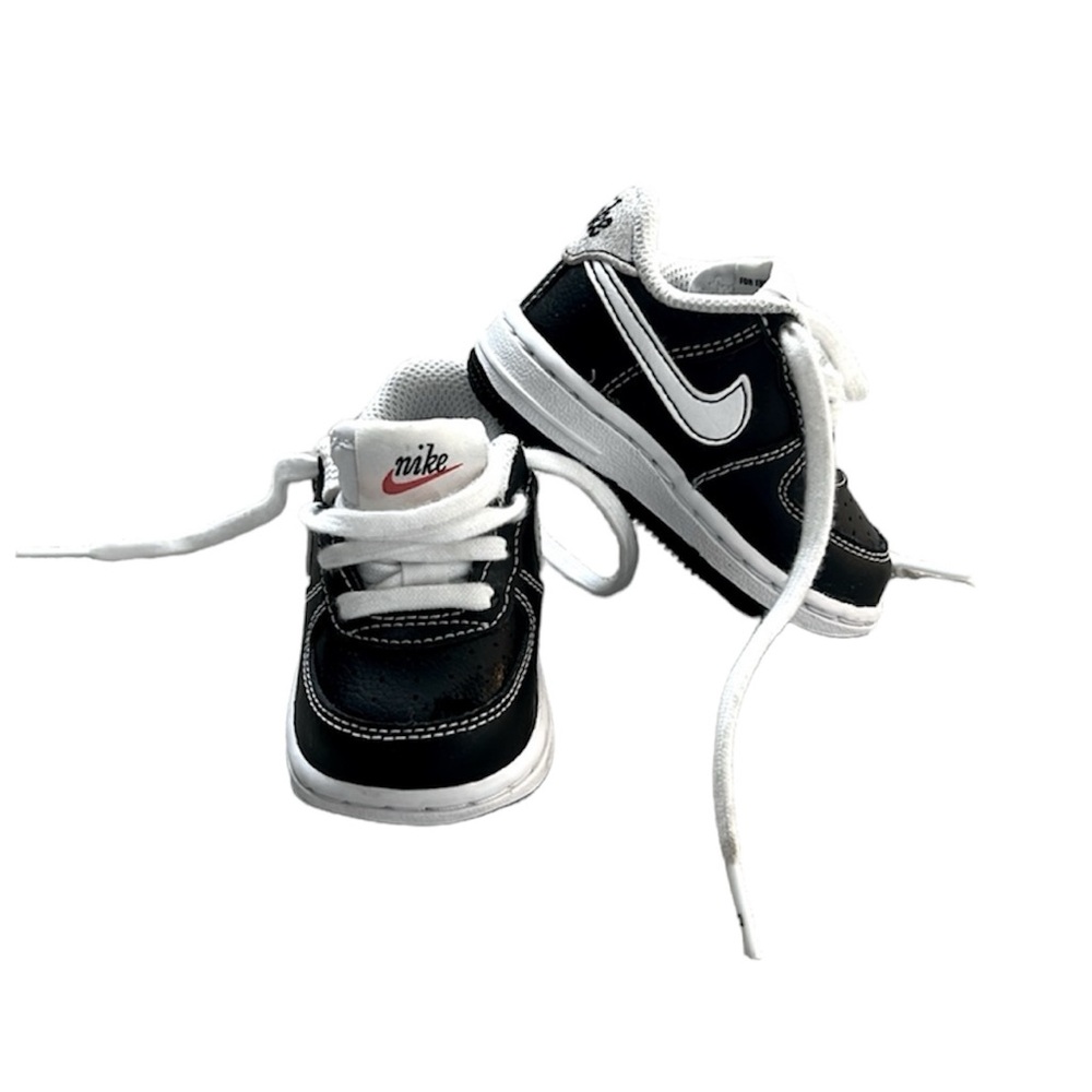 Nike Force 1 TD Black White Shoes Sneakers DB1781-001    Toddler Child 3C